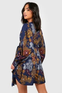 Vestito Camicia Classico Con Stampa -Negozio al dettaglio Vestiti gzz33468 navy xl 1