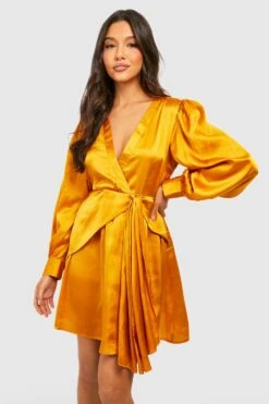 Vestito Camicia Classico -Negozio al dettaglio Vestiti gzz33470 mustard xl 2