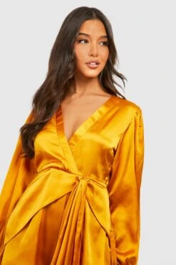 Vestito Camicia Classico -Negozio al dettaglio Vestiti gzz33470 mustard xl 3