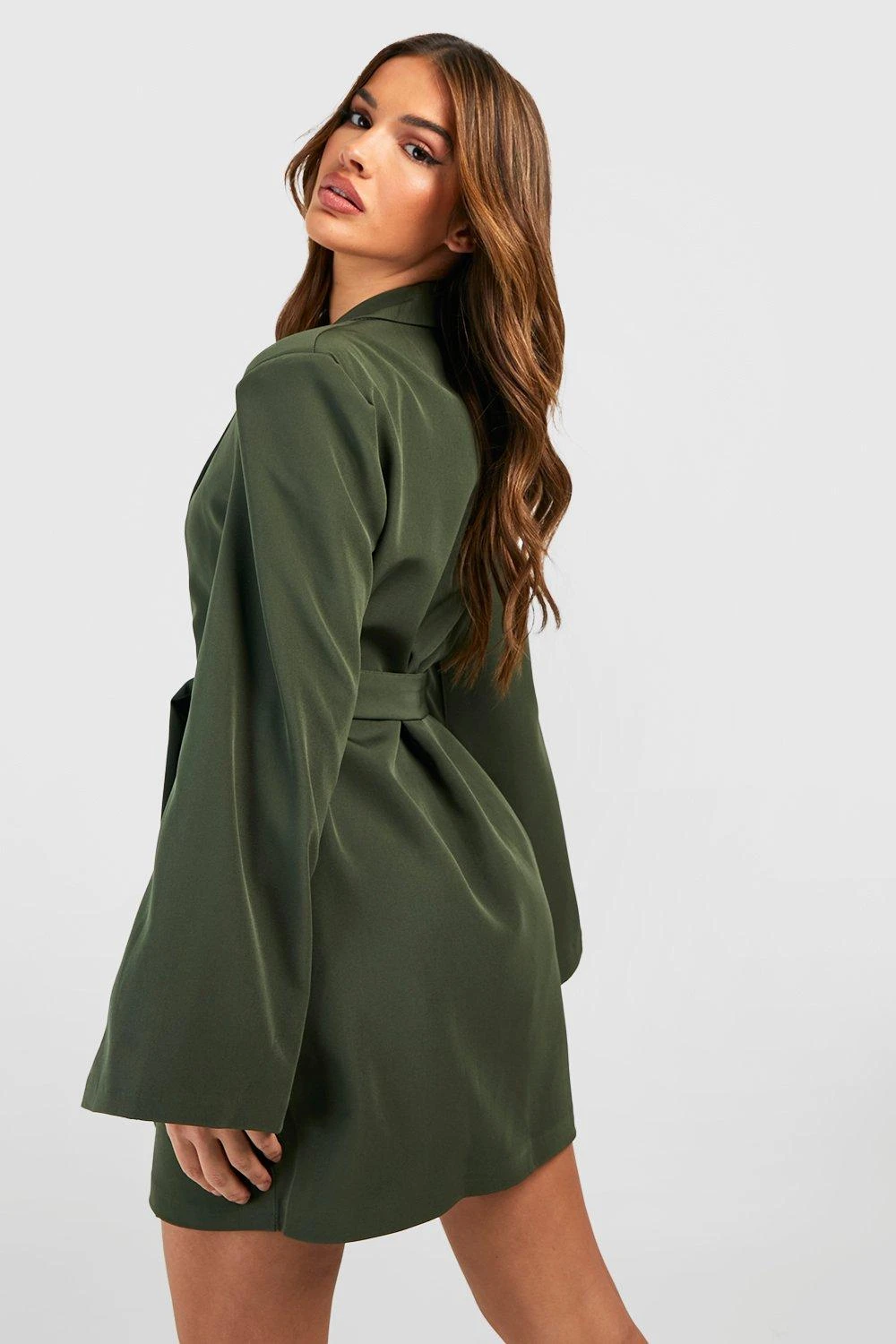 Vestito Blazer Con Maniche Super Svasate 2 Vestito Blazer Con Maniche Super Svasate - immagine 2