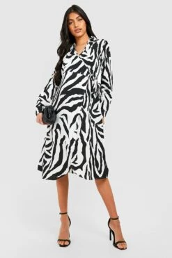 Vestito Midi Scaldacuore Premaman Classico Con Stampa