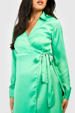 Vestito Scaldacuore Midi Premaman Classico -Negozio al dettaglio Vestiti gzz33743 bright20green xl 3