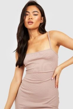 Vestito Longuette A Coste Con Spalline -Negozio al dettaglio Vestiti gzz34130 stone xl 3