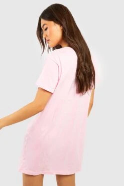 Vestito T-shirt Oversize Con Slogan L’Amour -Negozio al dettaglio Vestiti gzz34344 light20pink xl 1