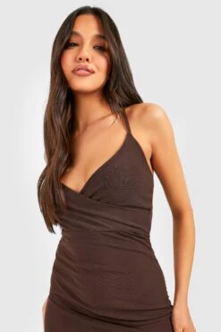 Vestito Scaldacuore Midi Basic In Rete -Negozio al dettaglio Vestiti gzz35069 chocolate xl 3