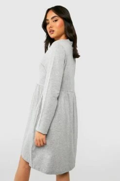 Vestito Grembiule A Collo Alto Basic -Negozio al dettaglio Vestiti gzz35248 grey xl 1