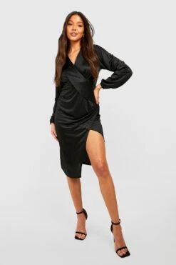 Vestito Scaldacuore Midi Seducente In Raso