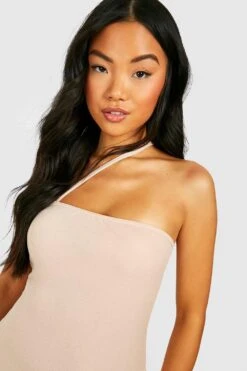 Vestito Midi Petite A Fascia Con Spallina Asimmetrica -Negozio al dettaglio Vestiti gzz36159 stone xl 3