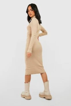 Vestito Midi A Collo Alto -Negozio al dettaglio Vestiti gzz36640 stone xl 1