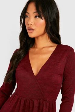 Vestito Scaldacuore Skater Petite In Maglia In Mélange -Negozio al dettaglio Vestiti gzz37257 red xl 3