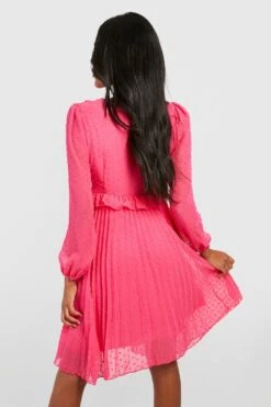 Vestito Grembiule Premaman Da Cerimonia A Pieghe -Negozio al dettaglio Vestiti gzz39969 hot20pink xl 1