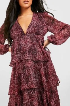 Vestito Longuette Premaman Animalier Con Balze 7 Vestito Longuette Premaman Animalier Con Balze -Negozio al dettaglio Vestiti gzz39970 pink xl 3