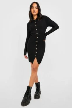 Vestito A Cardigan In Maglia -Negozio al dettaglio Vestiti gzz40329 black xl 2