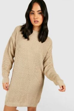 Vestito In Maglia A Girocollo -Negozio al dettaglio Vestiti gzz40964 stone xl 2