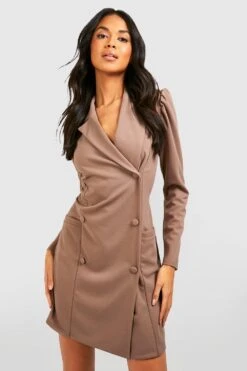 Vestito Blazer Con Maniche A Sbuffo