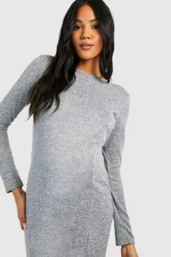 Vestito Longuette Premaman In Maglia In Mélange -Negozio al dettaglio Vestiti gzz45915 grey20marl xl 3