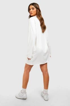 Vestito In Maglia A Coste Con Zip Corta -Negozio al dettaglio Vestiti gzz47221 ivory xl 1