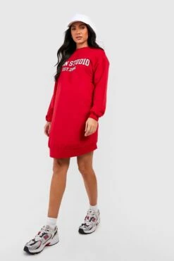 Vestito In Felpa Premaman Con Stampa Dsgn Studio -Negozio al dettaglio Vestiti gzz47302 red xl 2