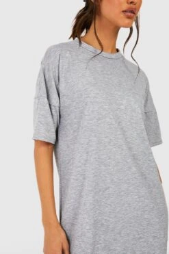 Vestito T-shirt Midi Con Spalle Scese -Negozio al dettaglio Vestiti gzz47729 grey20marl xl 3