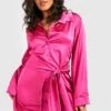 Vestito Camicia Scaldacuore Plus Size In Raso