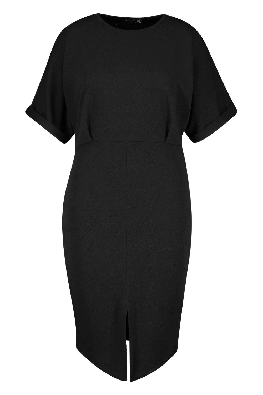 Vestito Midi Plus Size Comodo Con Piccolo Spacco Frontale 3 Vestito Midi Plus Size Comodo Con Piccolo Spacco Frontale - immagine 3