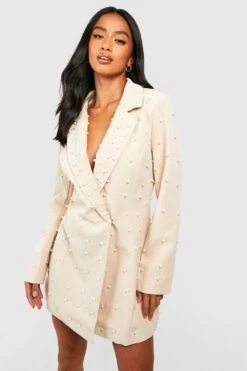 Vestito Blazer Petite Con Perle